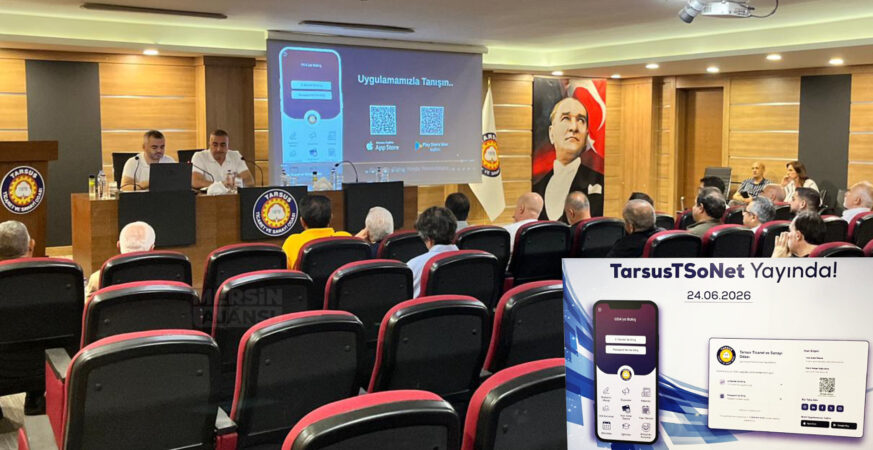 Tarsus TSO’dan Dijital Dönüşüm Hamlesi: TarsusTSoNet Hizmete Açıldı
