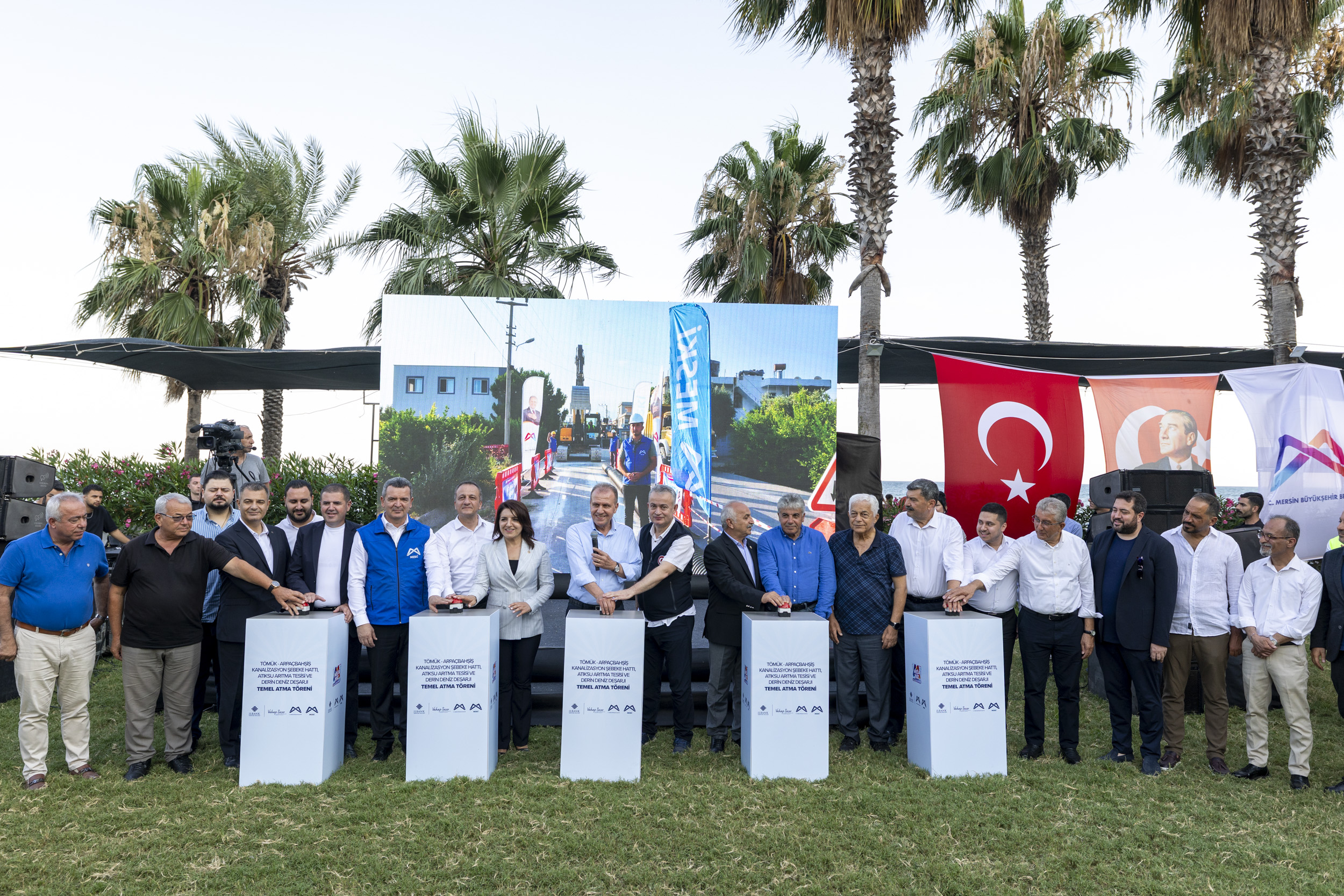 MESKİ'nin Erdemli'deki Dev Altyapı Yatırımının Temeli Atıldı