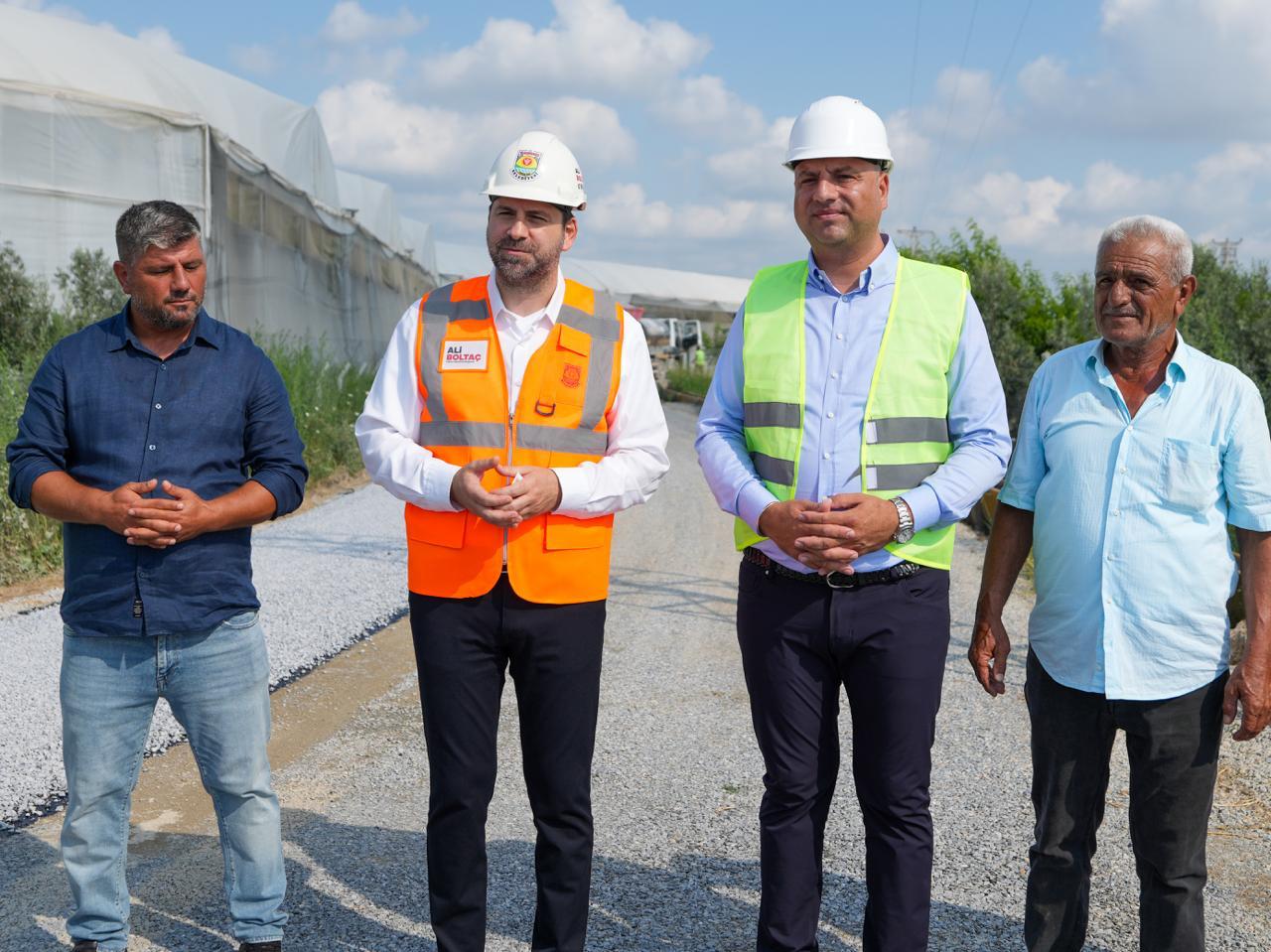 Başkan Ali Boltaç Kırsal Mahallelerde Çalışmaları İnceledi