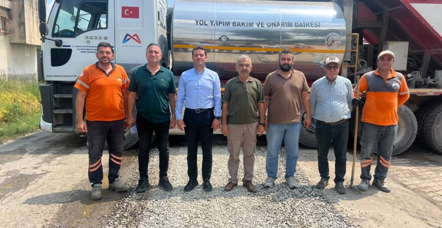 Mersin Büyükşehir Tarsus Kumdere ve Mahmutağa Mahallelerinde Asfalt Çalışması