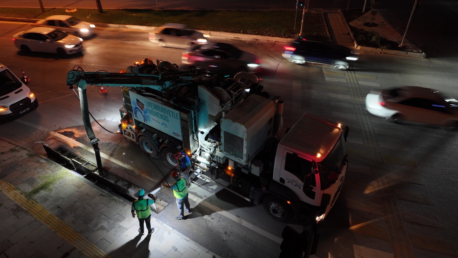 MESKİ'den Kapsamlı Yağmur Suyu Hattı, Izgara ve Menfez Temizliği
