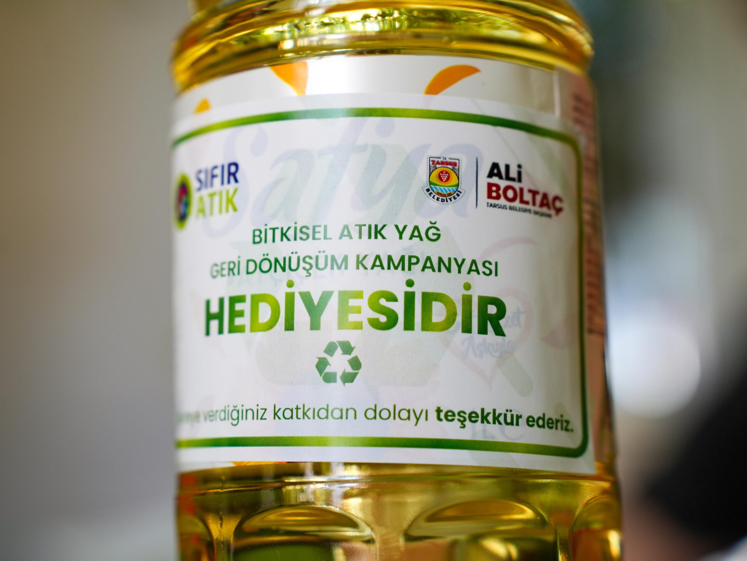 Tarsus Belediyesi Bitkisel Atık Yağ Toplama Sürecini Başlattı