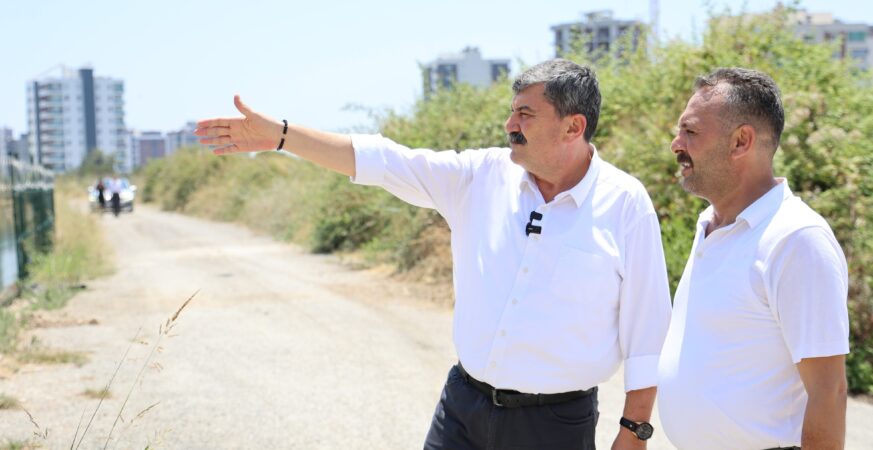 Toroslar Belediyesi Portakal Mahallesi Sulama Kanalını Güvenli Hale Getirdi