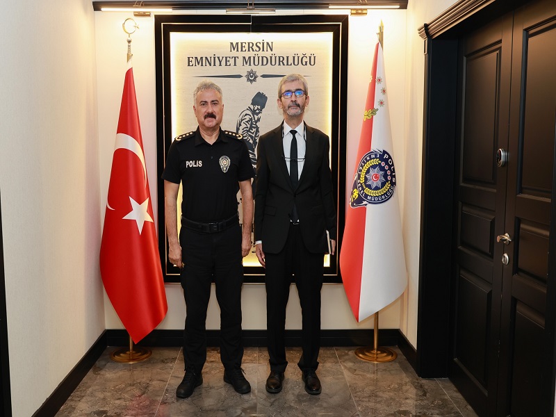 Tarsus Üniversitesi Prof Dr Rektörü Ali ÖZEN İl Emniyet Müdürü Sayın Fahri AKTAŞı Ziyaret Etti