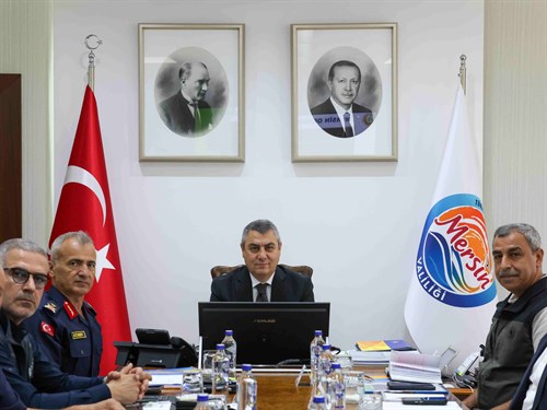 Vali Atilla Toros Başkanlığında Orman Yangınları Değerlendirme Toplantısı