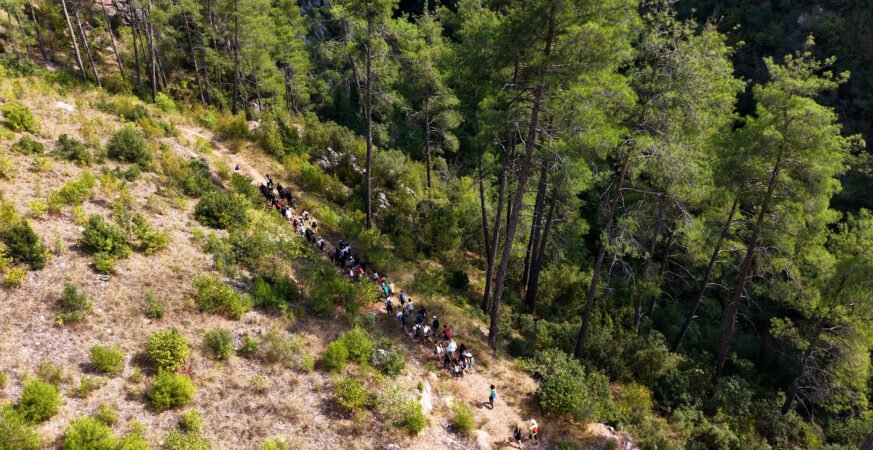 Mersin Büyükşehir Tarsus Kurtçukuru Kanyonu'nda Doğaseverleri Buluşturdu