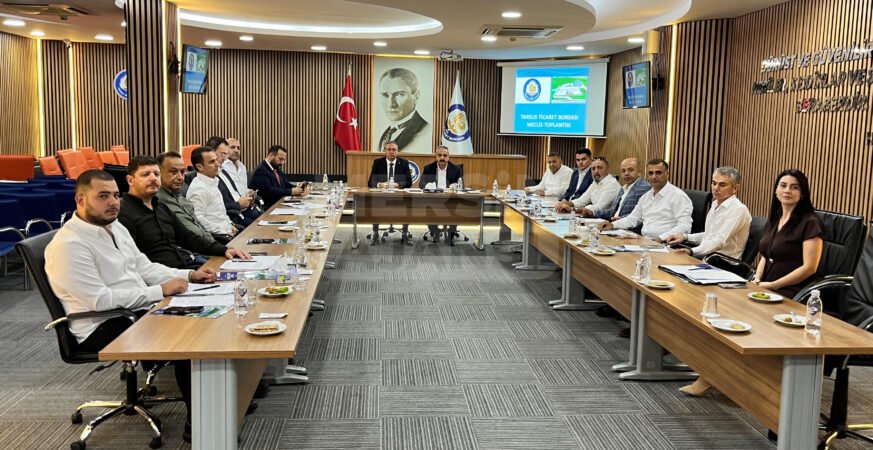 Tarsus Ticaret Borsası Başkanı Veyis Avcı oldu