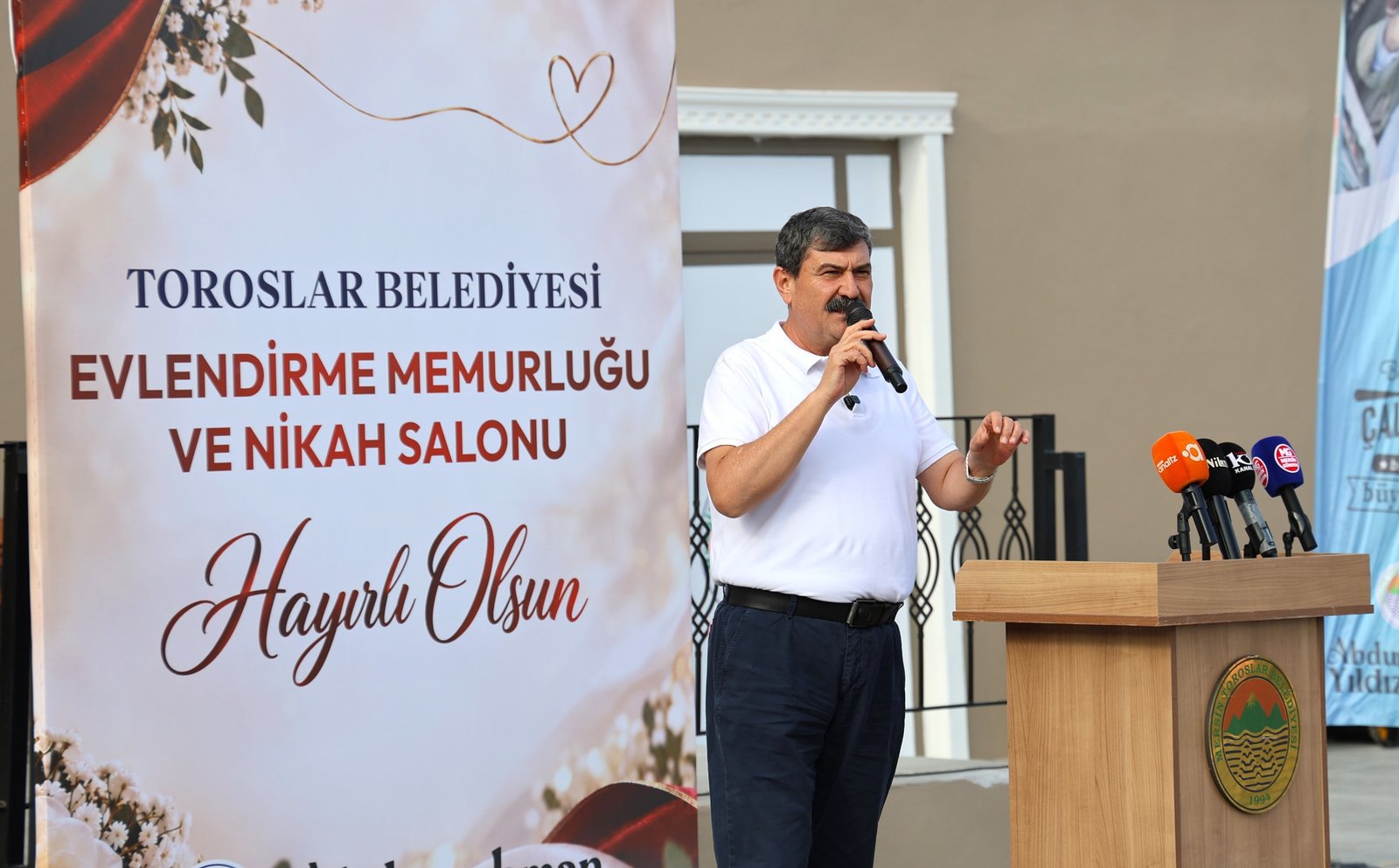 Toroslar Belediye Başkanı Yıldız Yeni Nikah Salonunun Açılışını Yaptı